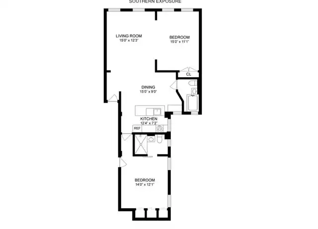 Property at 615 W 113th St Unit 21, New York, NY, 10025, 2 beds, 2 baths, [object Object]
