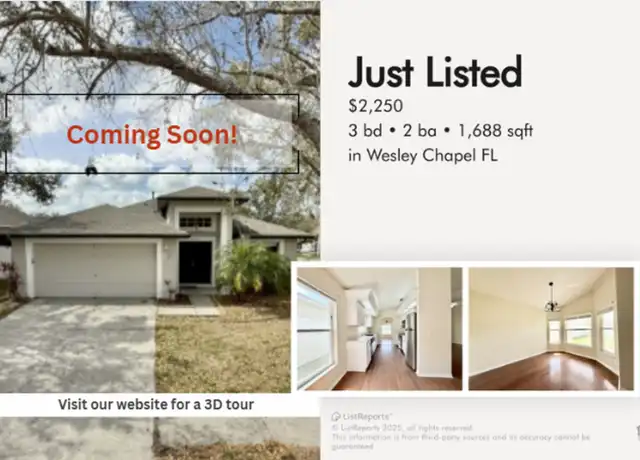 Property at 27519 Sky Lake Cir, Wesley Chapel, FL, 33544, 3 beds, 2 baths, [object Object]