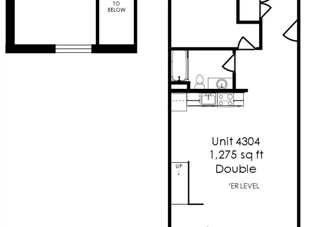 Property at 2801 Barber Ave Unit 4304, Cleveland, OH, 44113, 2 beds, 1 bath, [object Object]