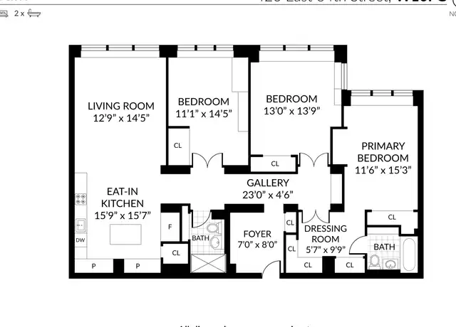Property at 420 E 64th St Unit W10FG, New York, NY, 10065, 3 beds, 2 baths, [object Object]