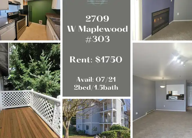 Property at 2709 W Maplewood Ave #303, Bellingham, WA, 98225, 2 beds, 1.5 baths, [object Object]