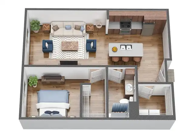 Property at 1113 S University Dr Unit 109, Fargo, ND, 58103, 1 bed, 1 bath, [object Object]