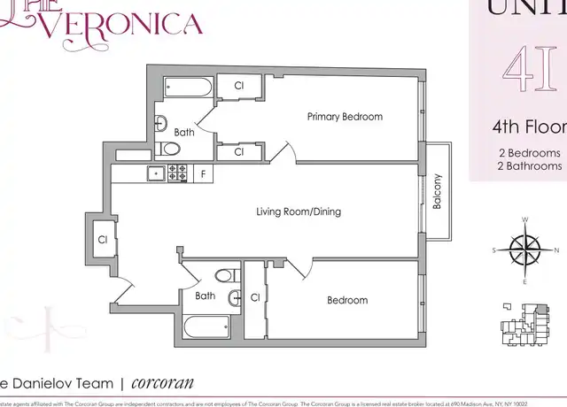 Property at 1020 Rogers Ave Unit 4I, Brooklyn, NY, 11226, 2 beds, 2 baths, [object Object]