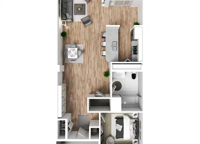 Property at 427 Iowa St Unit 2-W102, Davenport, IA, 52801, 1 bed, 1 bath, [object Object]