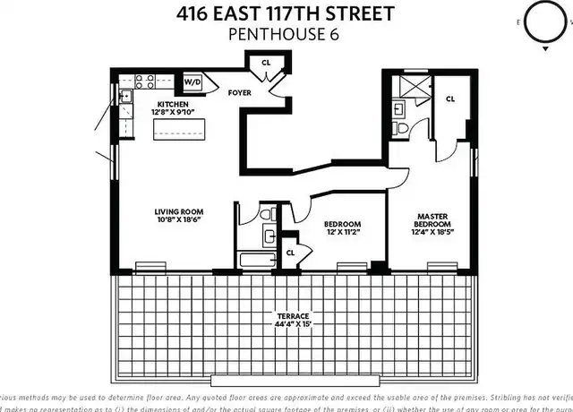 Property at 416 E 117th St Ph 6, New York, NY, 10035, 2 beds, 2 baths, [object Object]