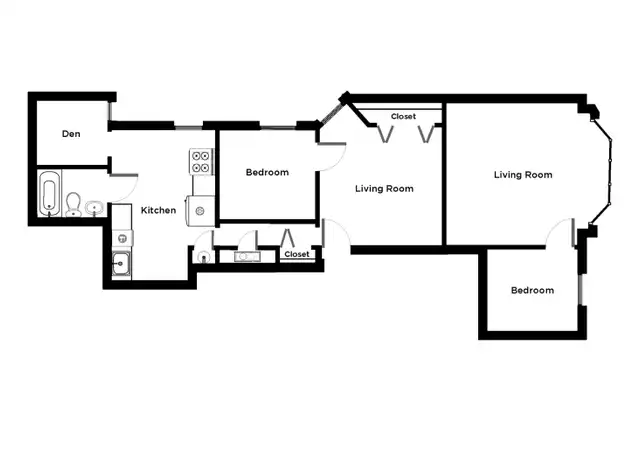 Property at 1821 West North Ave Unit 18212F, Chicago, IL, 60622, 2 beds, 1 bath, [object Object]