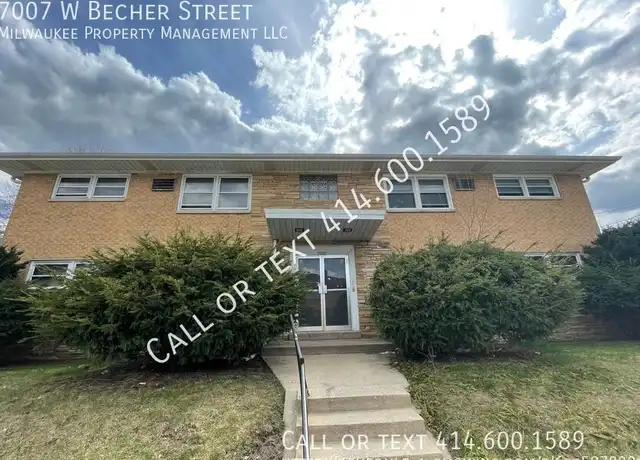 Property at 7007 W Becher St, West Allis, WI, 53219, 1 bed, 1 bath, [object Object]