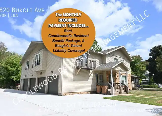 Property at 820 Bukolt Ave, Stevens Point, WI, 54481, 2 beds, 1 bath, [object Object]