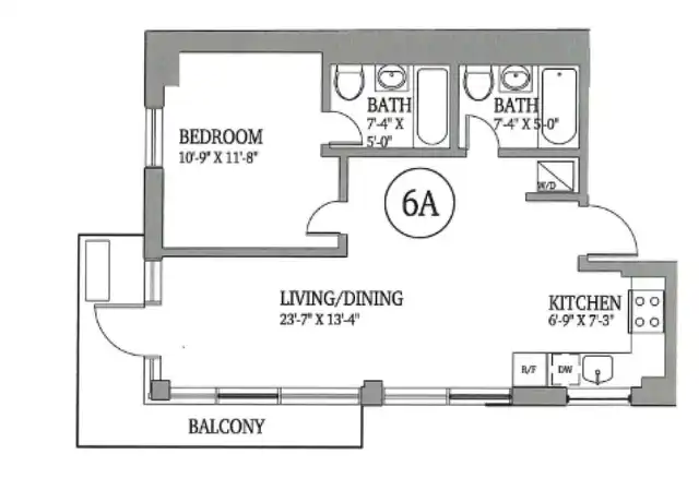 Property at 42 Allen St Unit 6-A, New York, NY, 10002, 1 bed, 2 baths, [object Object]