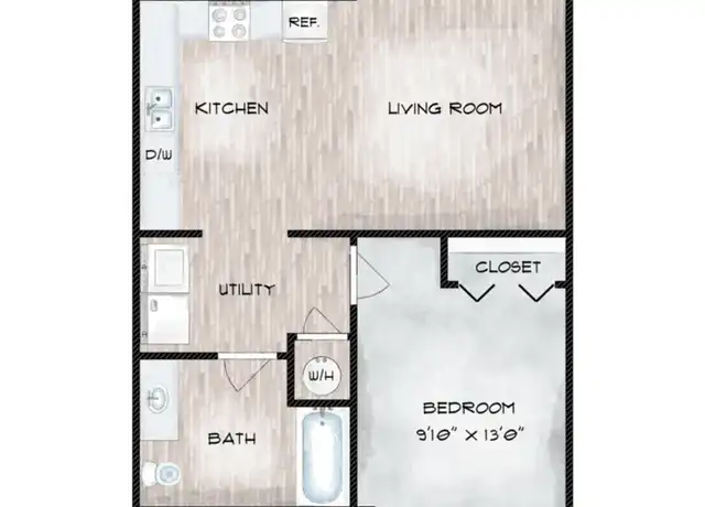 Property at 5472 Devils Glen Rd Unit 120, Bettendorf, IA, 52722, 1 bed, 1 bath, [object Object]