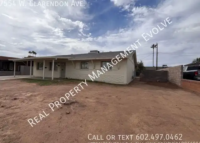 Property at 7554 W Clarendon Ave, Phoenix, AZ, 85033, 3 beds, 2 baths, [object Object]