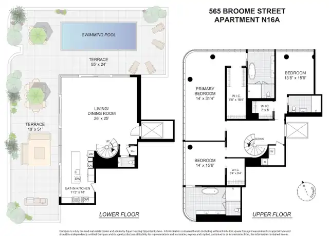 Property at 565 Broome St Unit N16A, New York, NY, 10013, 3 beds, 3.5 baths, [object Object]