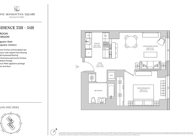 Property at 252 South St Unit 48H, New York, NY, 10002, 1 bed, 1 bath, [object Object]