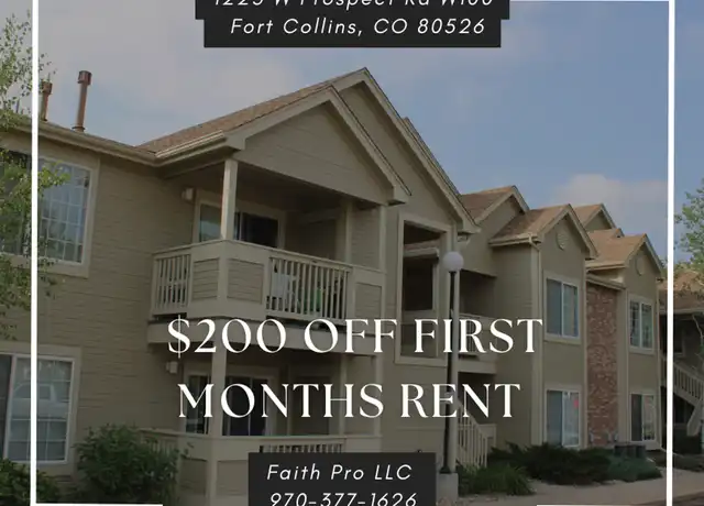 Property at 1225 W Prospect Rd Unit W100, Fort Collins, CO, 80526, 2 beds, 2 baths, [object Object]