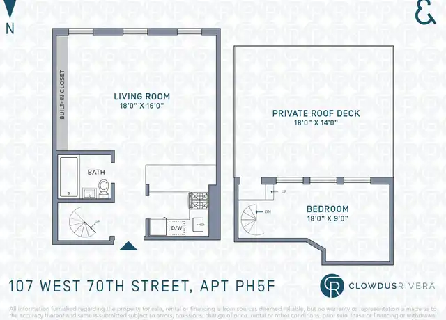 Property at 107 W 70th St Ph -5F, New York, NY, 10023, 1 bed, 1 bath, [object Object]