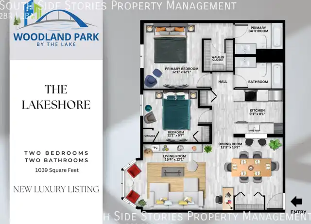 Property at 626 E Woodland Park Ave #209, Chicago, IL, 60616, 2 beds, 2 baths, [object Object]