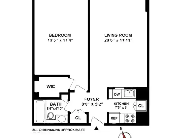 Property at 414 W 54th St Unit PHC, New York, NY, 10019, 1 bed, 1 bath, [object Object]