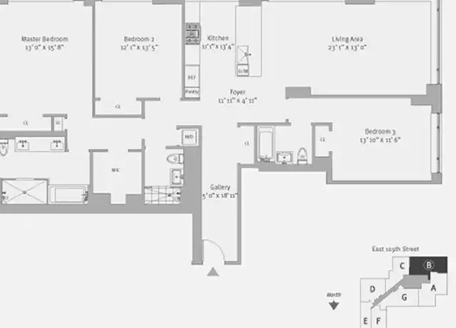 Property at 1280 5th Ave Unit 18B, New York, NY, 10029, 3 beds, 3 baths, [object Object]
