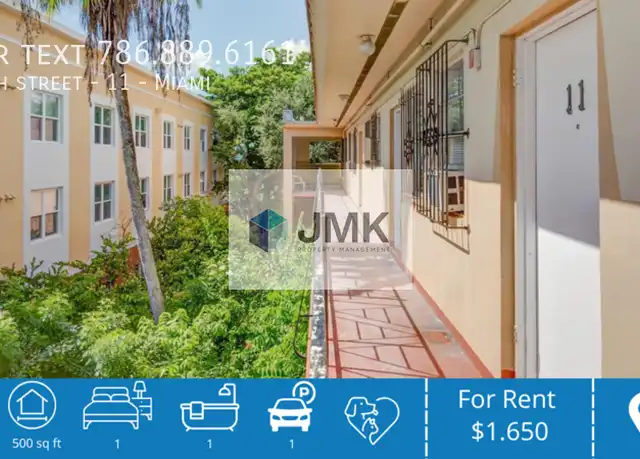 Property at 542 NW 8th St, Miami, FL, 33136, 1 bed, 1 bath, [object Object]