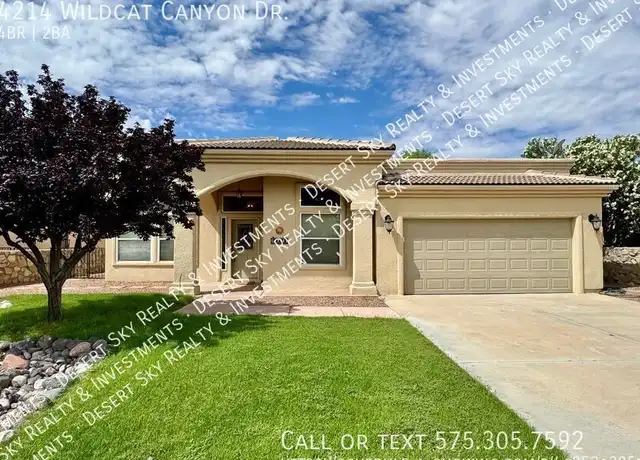 Property at 4214 Wildcat Canyon Dr, Las Cruces, NM, 88011, 4 beds, 2 baths, [object Object]