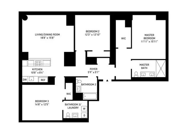 Property at 252 South St Unit 61A, New York, NY, 10002, 3 beds, 3 baths, [object Object]