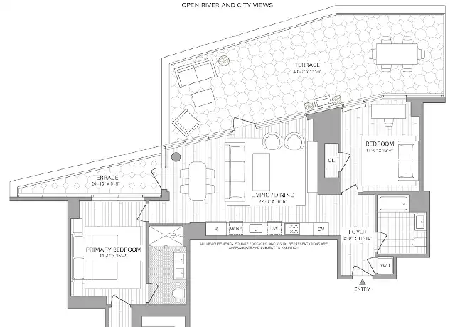 Property at 21 India St Unit 33B, Brooklyn, NY, 11222, 2 beds, 2 baths, [object Object]