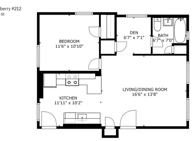 Property at 507 N 40th St Unit 109, Omaha, NE, 68131, 1 bed, 1 bath, [object Object]