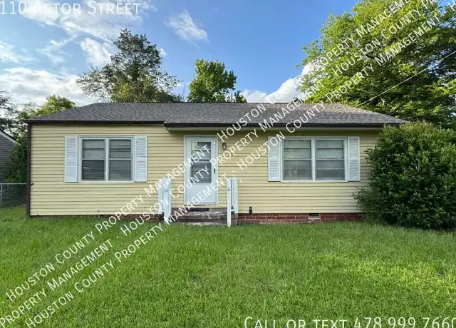 Property at 110 Astor St, Warner Robins, GA, 31093, 2 beds, 1 bath, [object Object]