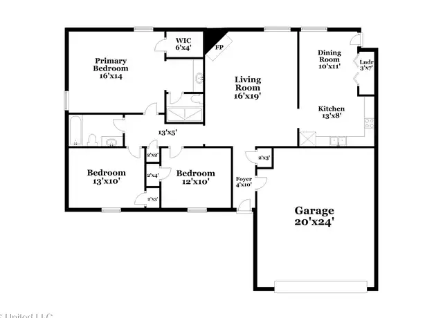 Property at 1921 Brentwood Trce, Southaven, MS, 38671, 3 beds, 2 baths, [object Object]