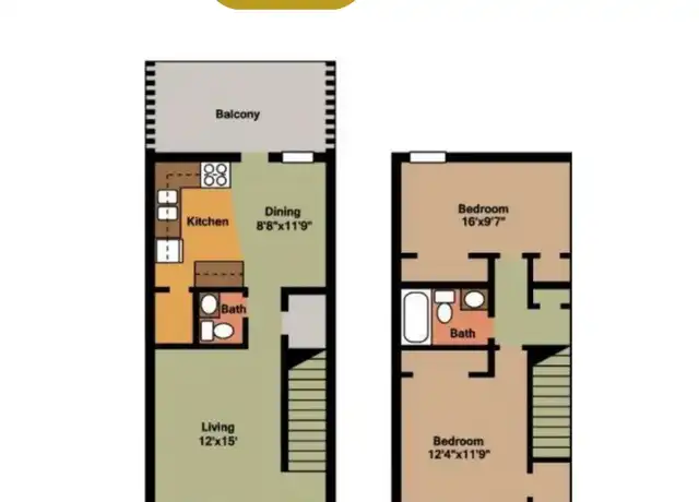 Property at 840 Lancer Dr Unit 617, Portsmouth, VA, 23701, 2 beds, 1.5 baths, [object Object]
