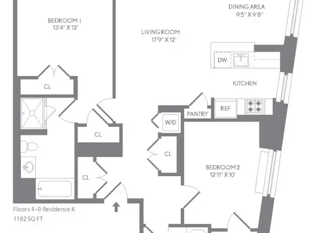 Property at 227 W 77th St Unit 6-K, New York, NY, 10024, 2 beds, 2 baths, [object Object]