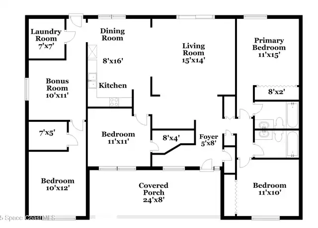 Property at 3278 Galleon Ave NE, Palm Bay, FL, 32905, 4 beds, 2 baths, [object Object]