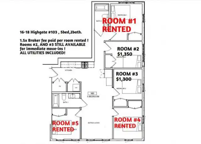 Property at 19 Highgate St, Allston, MA, 02134, 5 beds, 2 baths, [object Object]