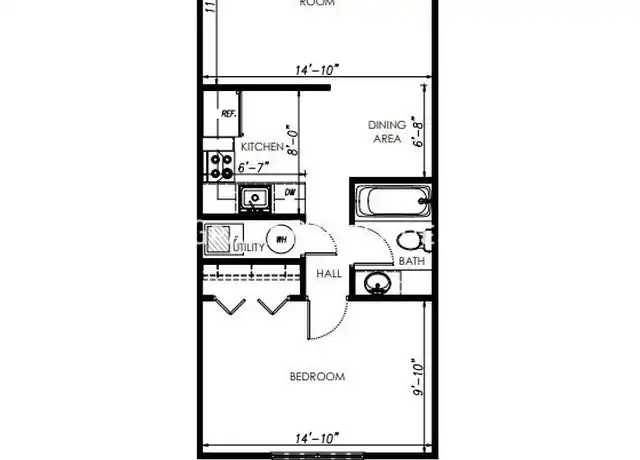 Property at 301 E 20th St Unit 1, Bloomington, IN, 47408, 1 bed, 1 bath, [object Object]