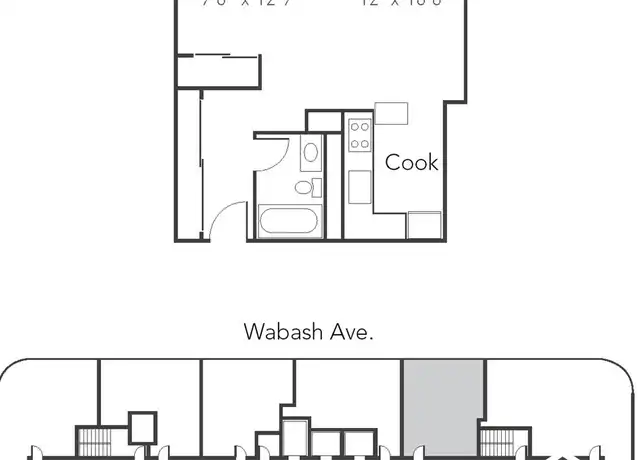 Property at 1212 S Michigan Ave Unit 1503, Chicago, IL, 60605, 0 beds, 1 bath, [object Object]