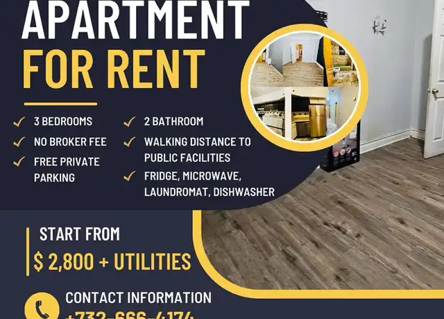 Property at 273 Manhattan Ave, Jersey City, NJ, 07307, 3 beds, 2 baths, [object Object]