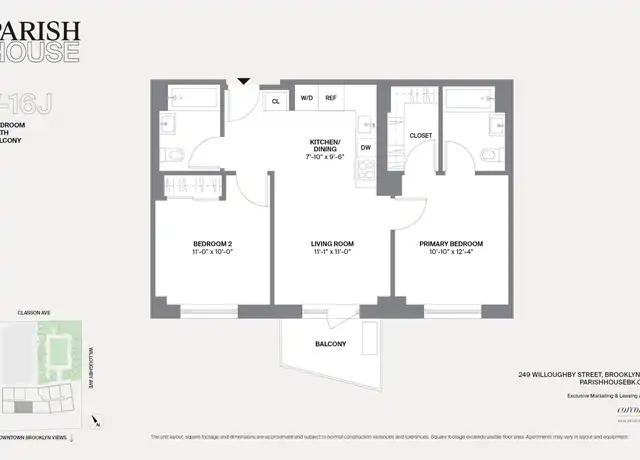 Property at 249 Willoughby Ave Unit 10J, Brooklyn, NY, 11205, 2 beds, 2 baths, [object Object]