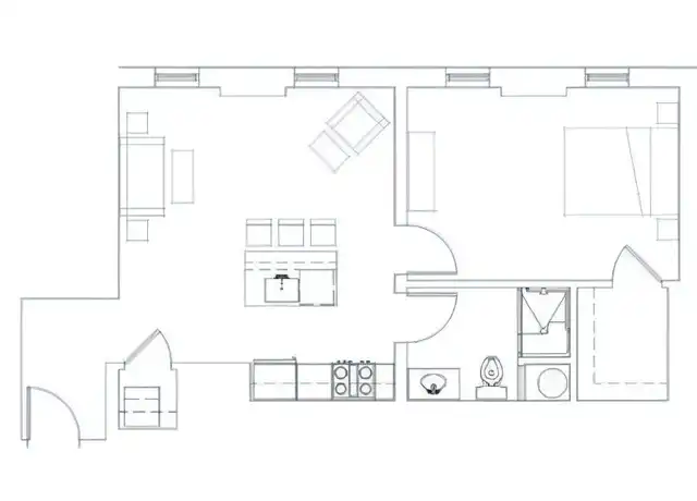 Property at 139 Pearl St NW Unit 204, Grand Rapids, MI, 49503, 1 bed, 1 bath, [object Object]