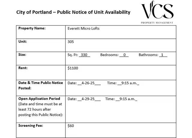 Property at 318 NW Broadway Unit 305, Portland, OR, 97209, 0 beds, 1 bath, [object Object]