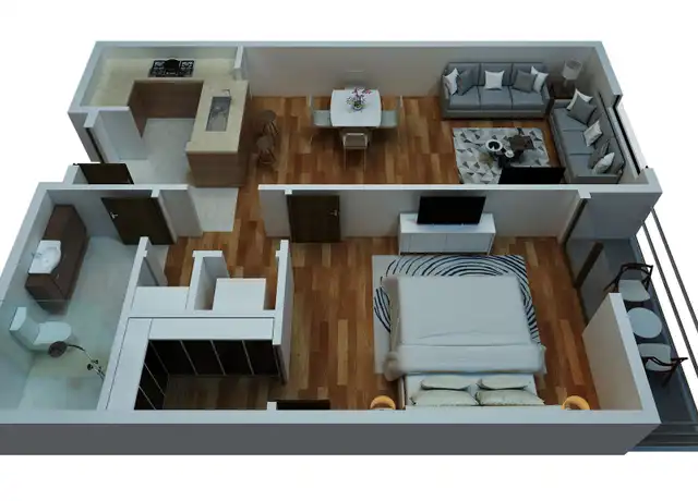 Property at 300 W 2nd St Unit 489, Santa Ana, CA, 92701, 1 bed, 1 bath, [object Object]
