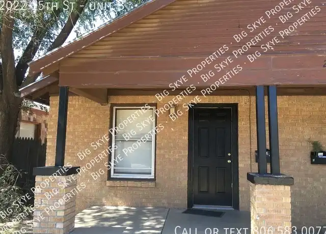 Property at 2022 15th St Unit B, Lubbock, TX, 79401, 1 bed, 1 bath, [object Object]