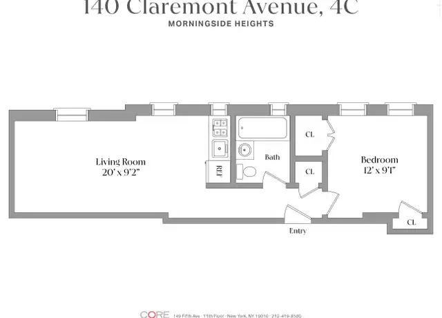 Property at 140 Claremont Ave Unit 4C, New York, NY, 10027, 1 bed, 1 bath, [object Object]