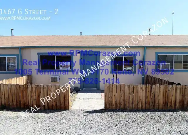 Property at 1467 G St Unit 2, Sparks, NV, 89431, 2 beds, 1 bath, [object Object]