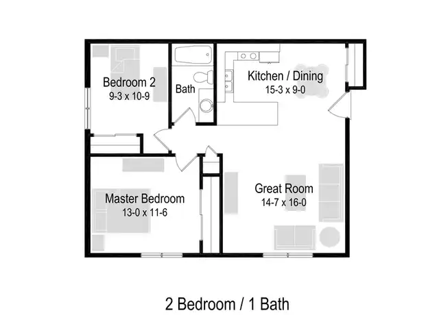 Property at 1830 Meadow Ln Unit 1112-201, Waukesha, WI, 53188, 1 bed, 1 bath, [object Object]