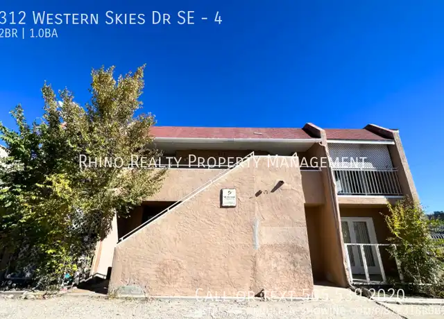 Property at 312 Western Skies Dr SE Unit 4, Albuquerque, NM, 87123, 2 beds, 1 bath, [object Object]
