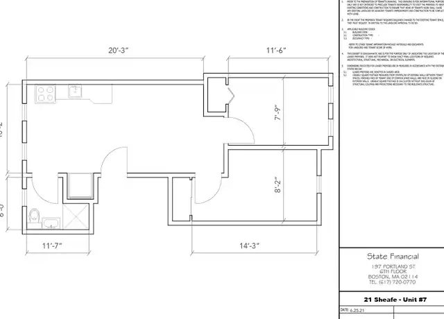 Property at 21 Sheafe St Unit 7, Boston, MA, 02113, 2 beds, 1 bath, [object Object]