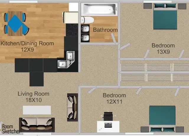Property at 4202 16th St, Lubbock, TX, 79416, 2 beds, 1 bath, [object Object]