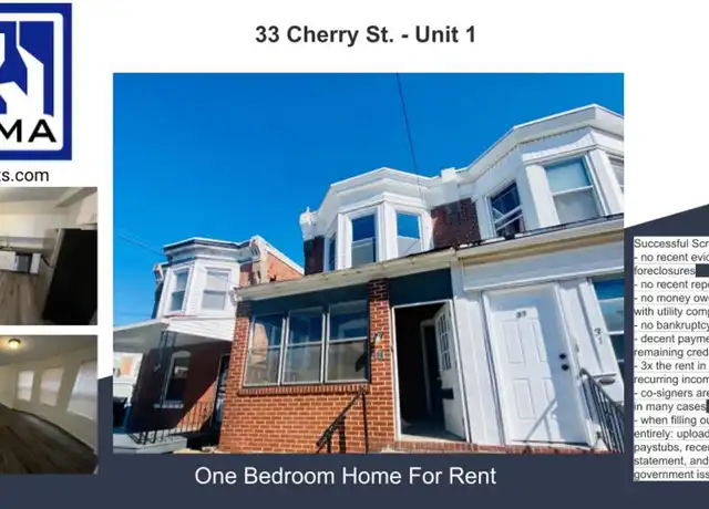 Property at 33 Cherry St Unit 1, Collingdale, PA, 19023, 1 bed, 1 bath, [object Object]