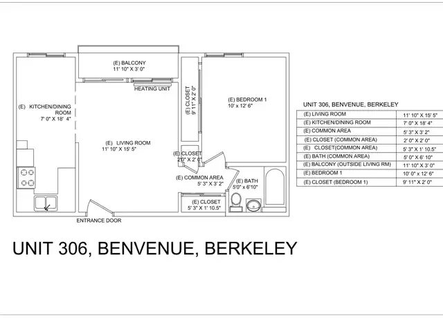 Property at 2540 Benvenue Ave Unit 106, Berkeley, CA, 94704, 1 bed, 1 bath, [object Object]