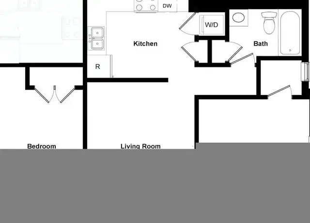 Property at 203 Williams St Unit 2, Ithaca, NY, 14850, 2 beds, 1 bath, [object Object]